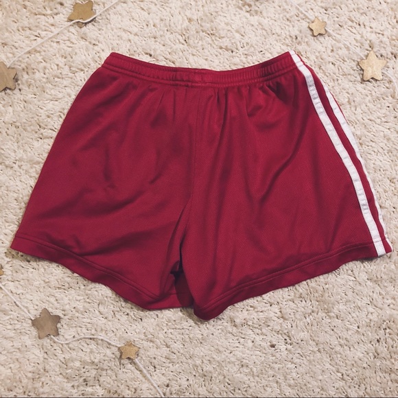 red adidas shorts - Picture 2 of 4